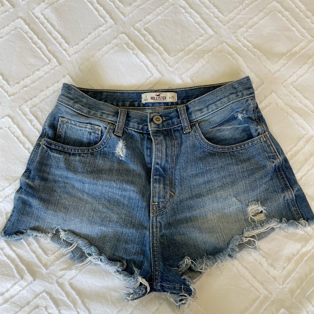Hollister Distressed Denim Shorts